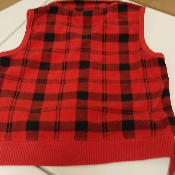 Carter's and George Boys 24M Vests, Red Flannel, Gray/Blue/Red Cardigan style - Picture 7 of 13